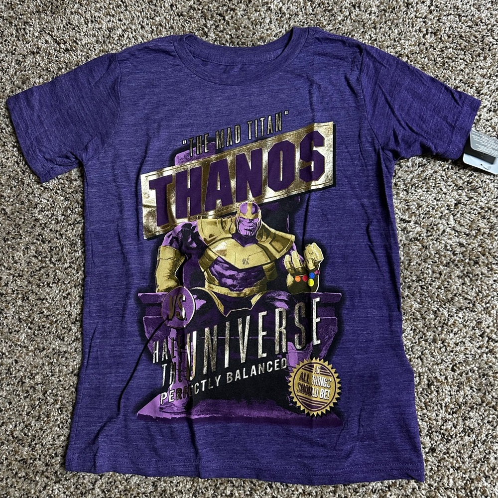 Disney Purple Thanos Kids T-Shirt